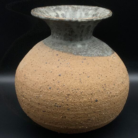 David Salk Southwestern Pitcher Jug Braided Handle Studio Art Pottery Vintage - Picture 7 of 12